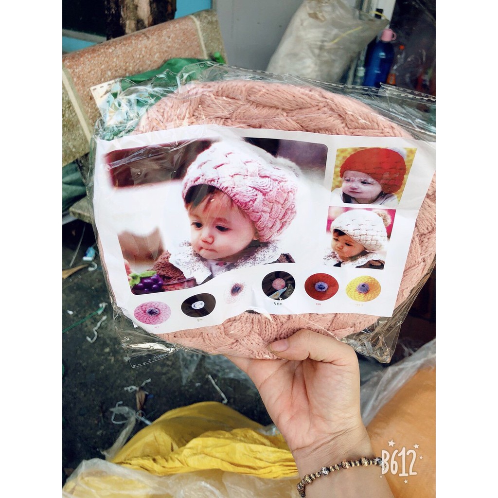 Mũ Nồi Len cho bé