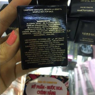 Nước hoa nữ Versace Crystal Noir EDT mini 5ml [ CHUẨN AUTHENTIC ]