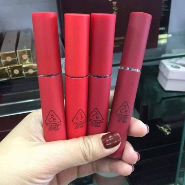 Son 3CE VELVET LIP TINT REVIEW