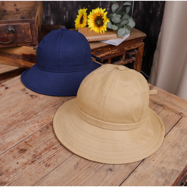 Cute hat Korean fisherman hat wide-brimmed bow hat soft girl hat summer sun hat