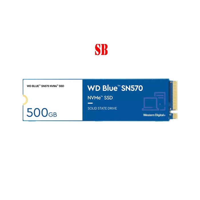Ổ cứng SSD WD SN570 Blue 500GB / 1TB M.2 2280 PCIe NVMe Gen3x4