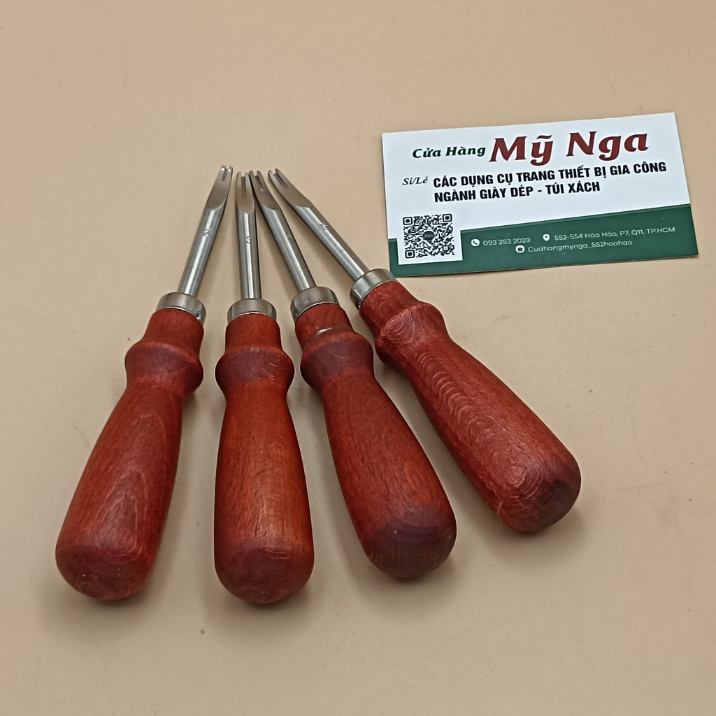 Cây sủi cạnh da cán gỗ chuyên dùng cho đồ da handmade