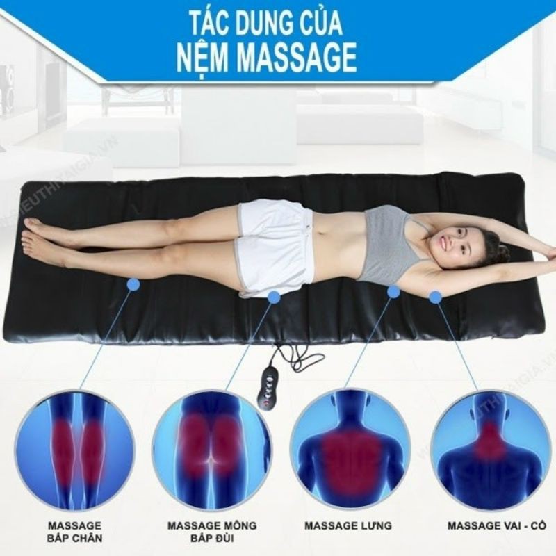 Nệm Massage Toàn Thân 2 Mats-In-1 Reversible QC-808