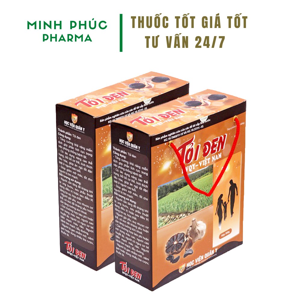 Tỏi đen hộp 500gr - tỏi đen học viện quân y giá tốt chính hãng