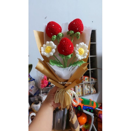 Hoa len bó sẵn _ handmade