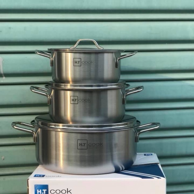 Bộ nồi inox ht cook cao cấp