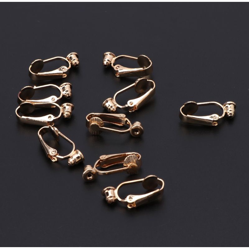 Set 10 Kẹp Cố Định Bông Tai Không Cần Khoan Lỗ Tiện Dụng