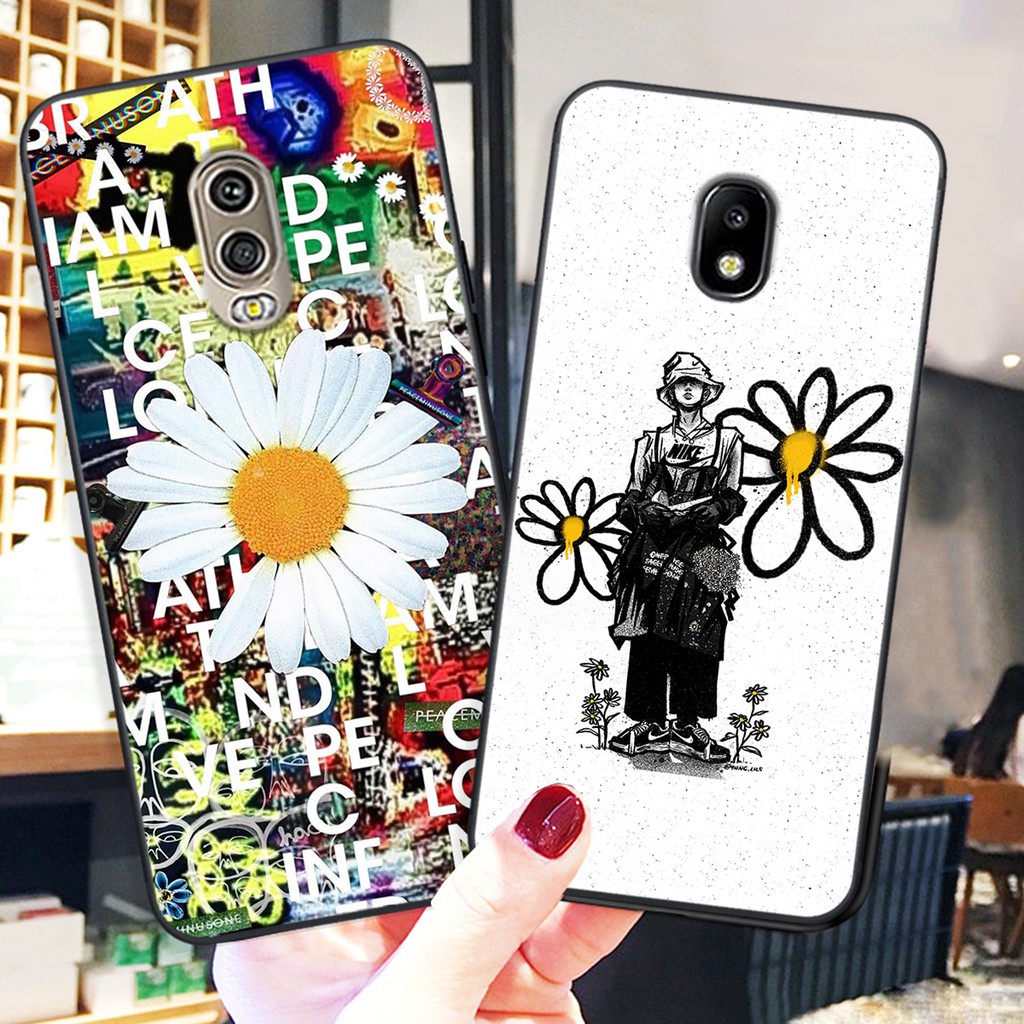 Ốp lưng điện thoại Samsung Galaxy J7 Pro - J7 Plus in hình hoa cúc peaceminusone- Doremistorevn | BigBuy360 - bigbuy360.vn