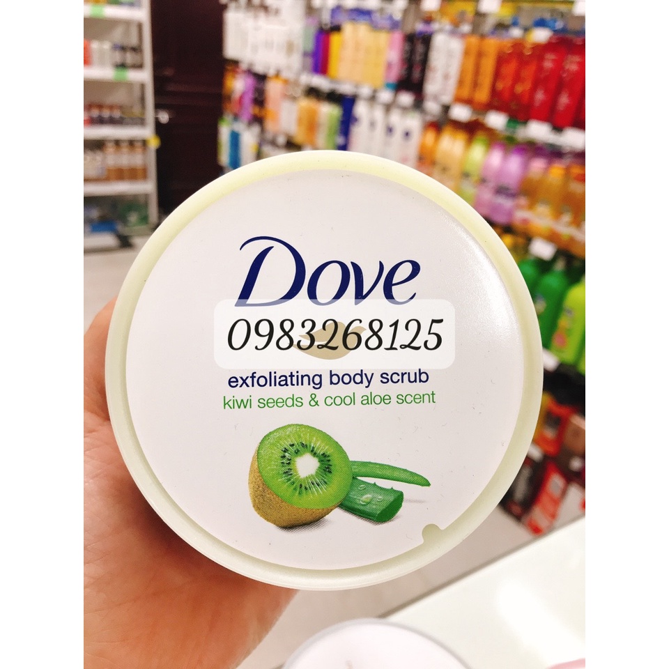 Tắm tẩy da chết toàn thân Dove - 225g