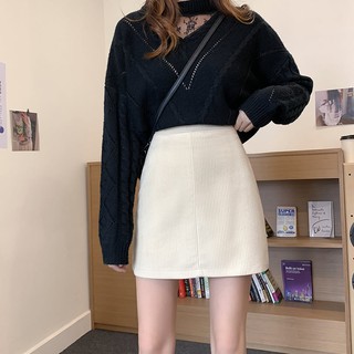 Chân váy nhung basic