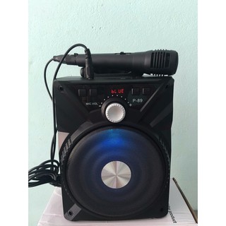 Loa bluetooth trợ giảng- karaoke P88- 89 kèm mic