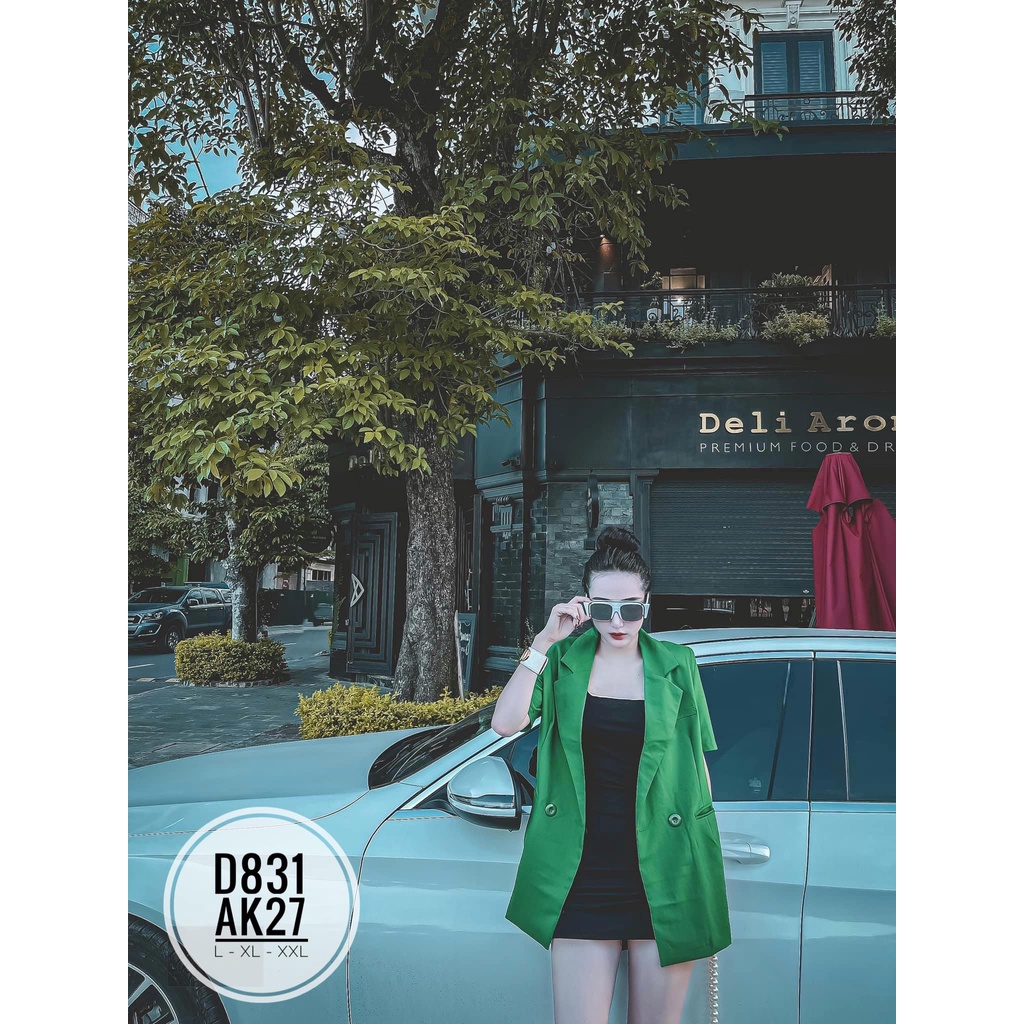 (60-90kg) Áo khoác cổ vest AK27 Đầm body 2S D831 | BigBuy360 - bigbuy360.vn