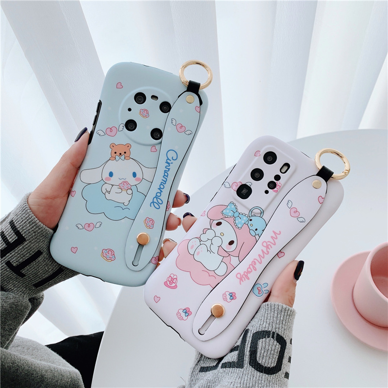 Huawei Mate30 mate30pro Mate40 mate40pro p30 p30pro p40 p40pro Vòng đeo tay thắt lưng Xiaoman nội địa Trung Quốc Gói đầy đủ ống kính Vỏ điện thoại Cinnamon dog Melody