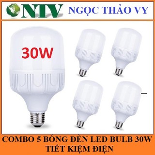COMBO 5 BÓNG ĐÈN LED BULB 30W TIẾT KIỆM ĐIỆN