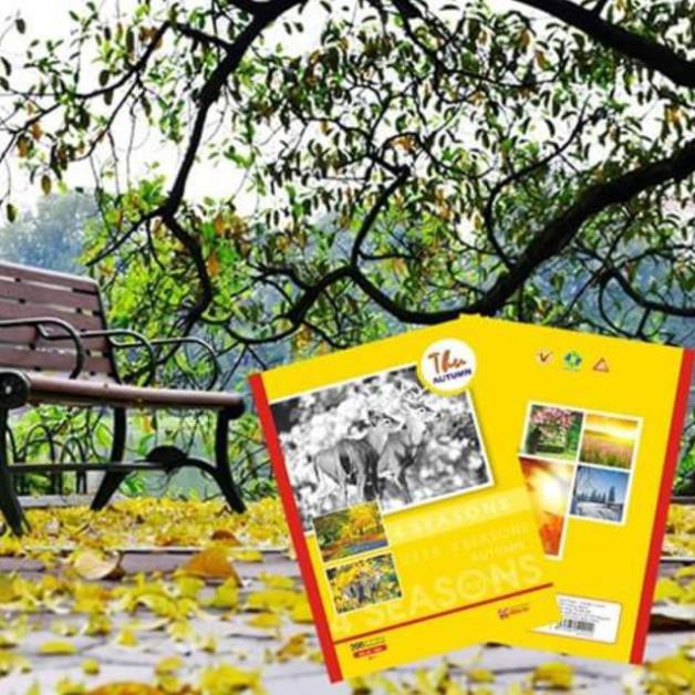 Sale Vở kẻ ngang hồng hà 200 trang bốn mùa - Khách sỉ ib sỉ ib giá tôt nhất