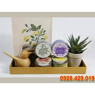 Combo 4 Nến thơm hộp thiếc Leviter