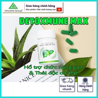 Detoxmune max hỗ trợ chức năng gan và đào thải độc tố cơ thể