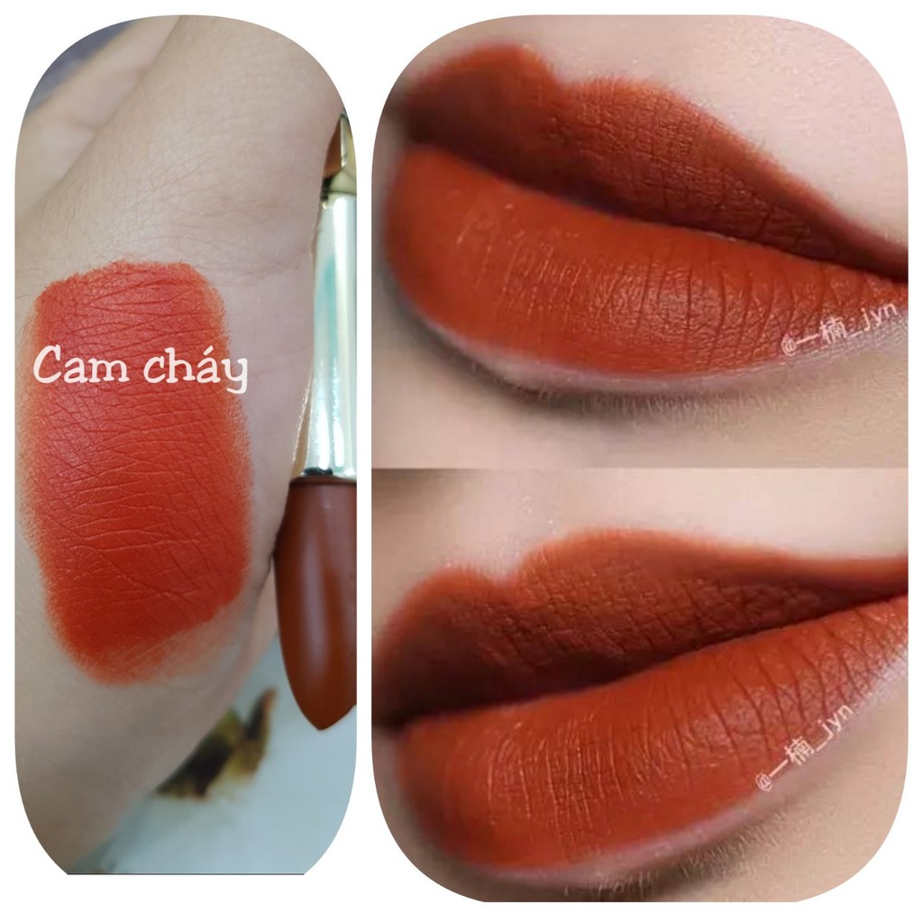 Son lì màu Cam cháy mang đến vẻ sexy nóng bỏng khó cưỡng