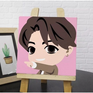 Tranh tô màu số hóa chibi BTS Dynamite