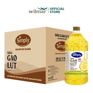 [Combo 2 Chai] Dầu Gạo Lứt Simply 2L