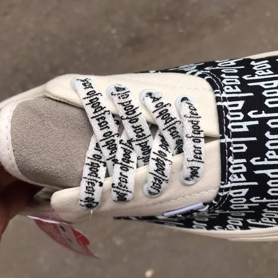 [Mã FAGREEN245 giảm tới 30K đơn 99K] Giày V classic các màu đen trắng fear of god, giày thể thao nam nữ thấp cổ buộc dây | BigBuy360 - bigbuy360.vn