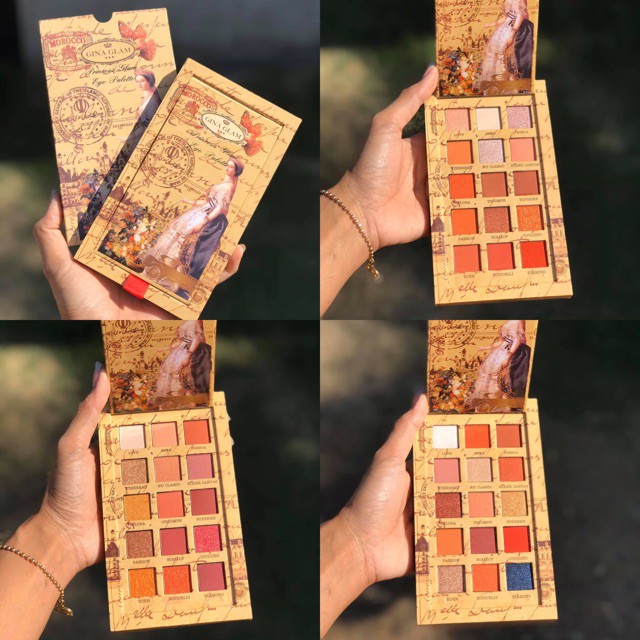 PHẤN MẮT 15 ô GINA GLAM G90 lì lâu trôi