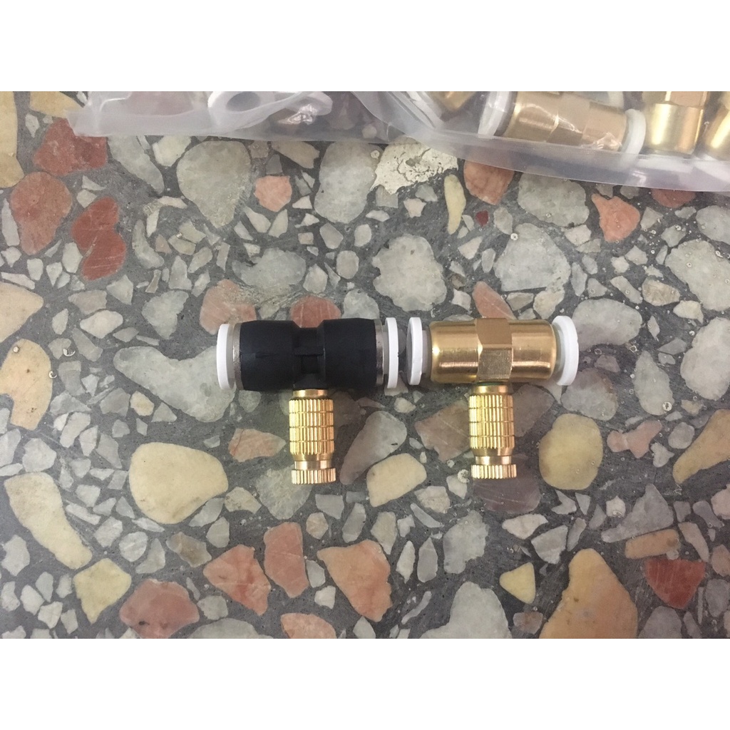 béc phun sương đồng thau và bép phun sương inox