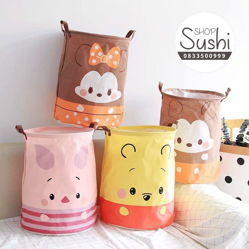 (FreeShip) Giỏ vải, Sọt vải đựng đồ đa năng