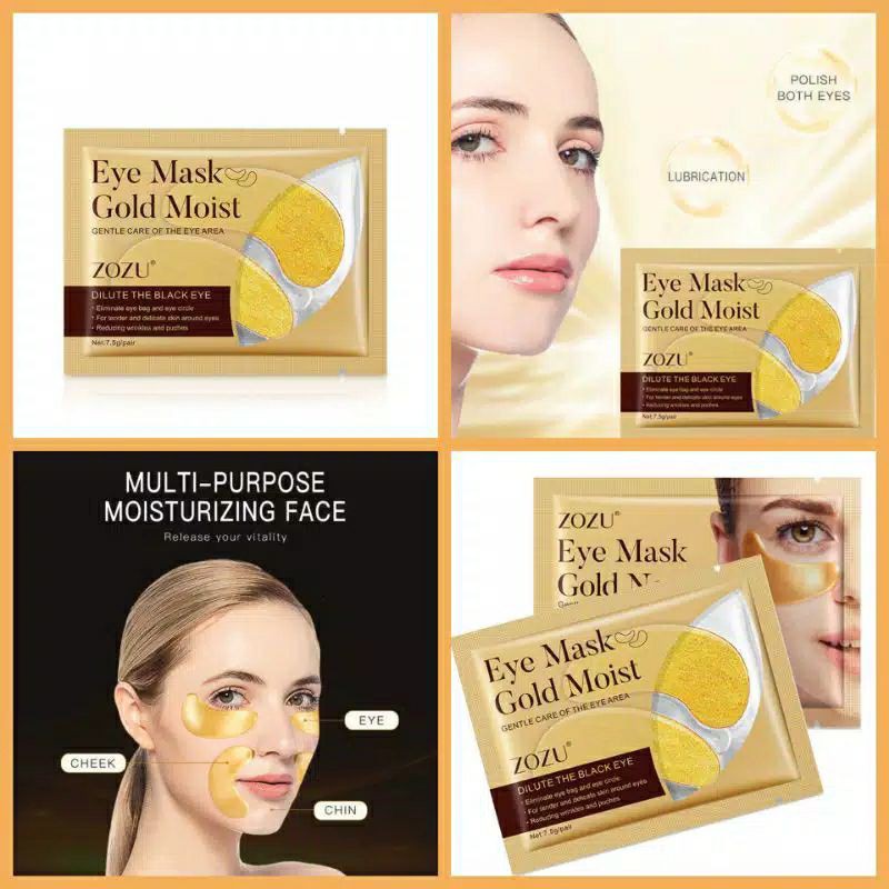 (Hàng Mới Về) Mặt Nạ Mắt Collagen Vàng Pha Lê Zozu | BigBuy360 - bigbuy360.vn