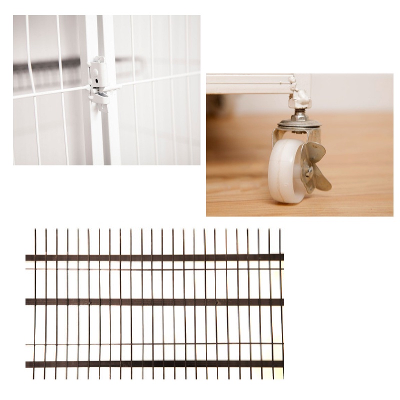 Chuồng Mèo Nan Ống Giá Rẻ Size Đại 156*78*54cm Có Bánh Xe Cao Cấp