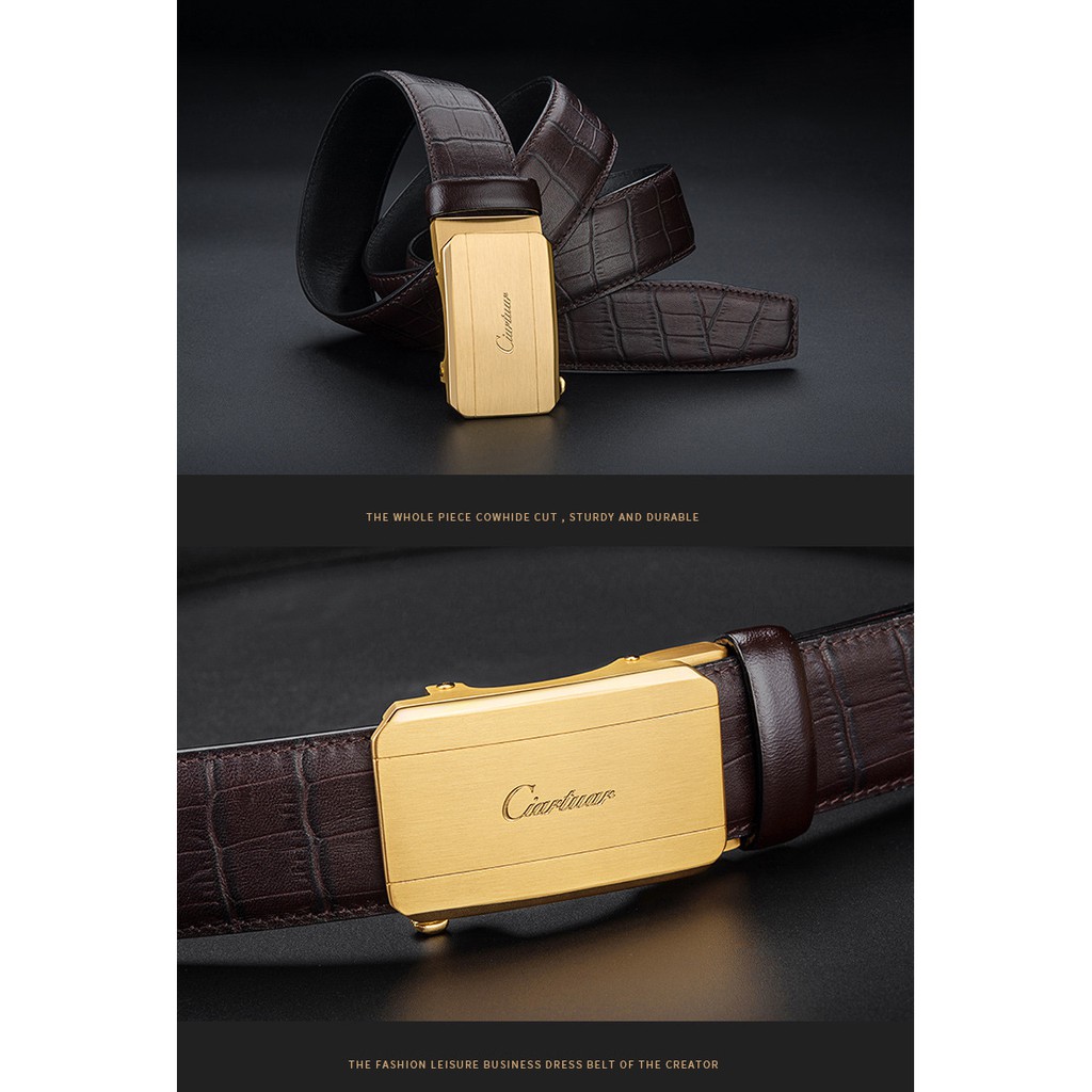 Thắt lưng nam Mặt Vàng/ Đen HOT HIT nhất 2020 CAT VIEN | BigBuy360 - bigbuy360.vn