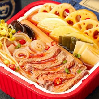 Lẩu tự sôi thịt bò