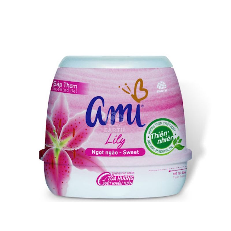 Sáp thơm Ami khử mùi 200g (Nhiều hương lựa chọn)