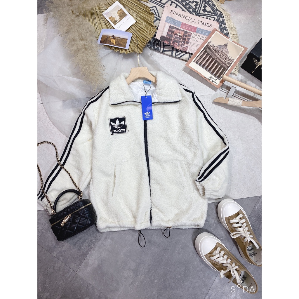 [HÀNG MỚI VỀ] Áo khoác mùa đông AK04 ,áo lông cừu có khóa thêu nổi form rộng, chất long dày dặn sờ mướt tay | BigBuy360 - bigbuy360.vn