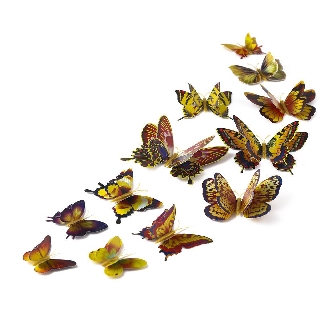 2000đ/1 con - cần đặt tối thiểu 12 con bướm decor 3D 12  BC02