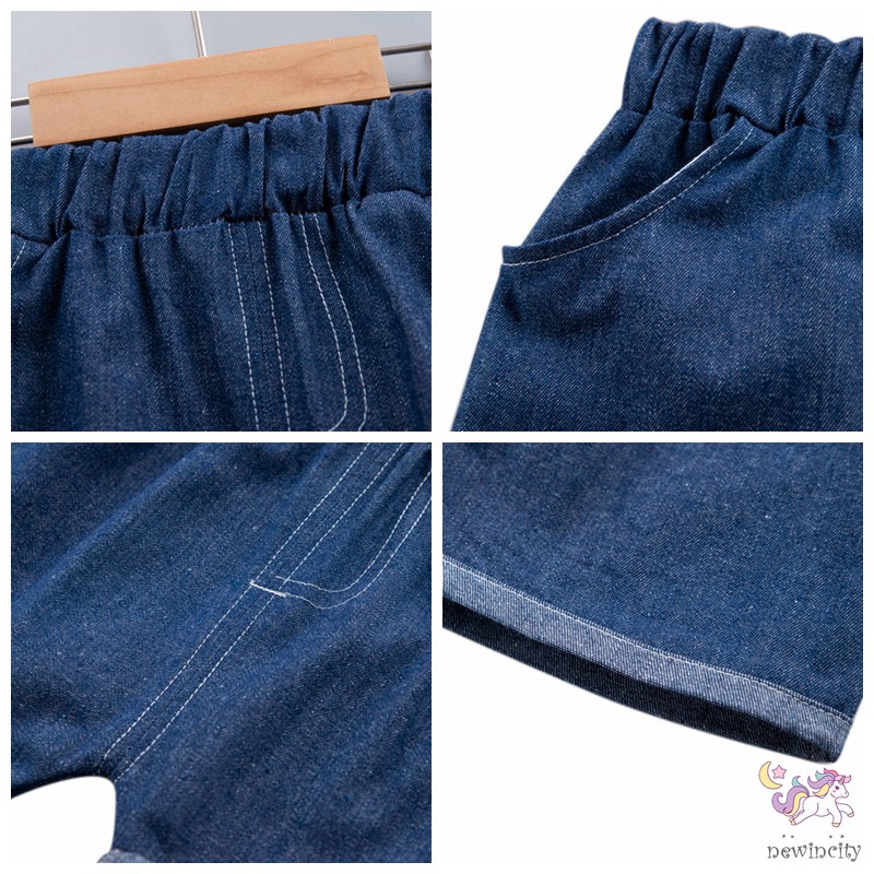 Set áo thun tay ngắn in họa tiết hoạt hình kèm quần short thời trang năng động cho bé trai