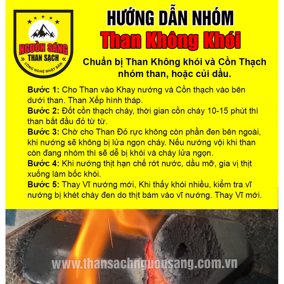 (10kg) Than gáo dừa Sạch không khói cho phụ nữ sau khi sinh em bé