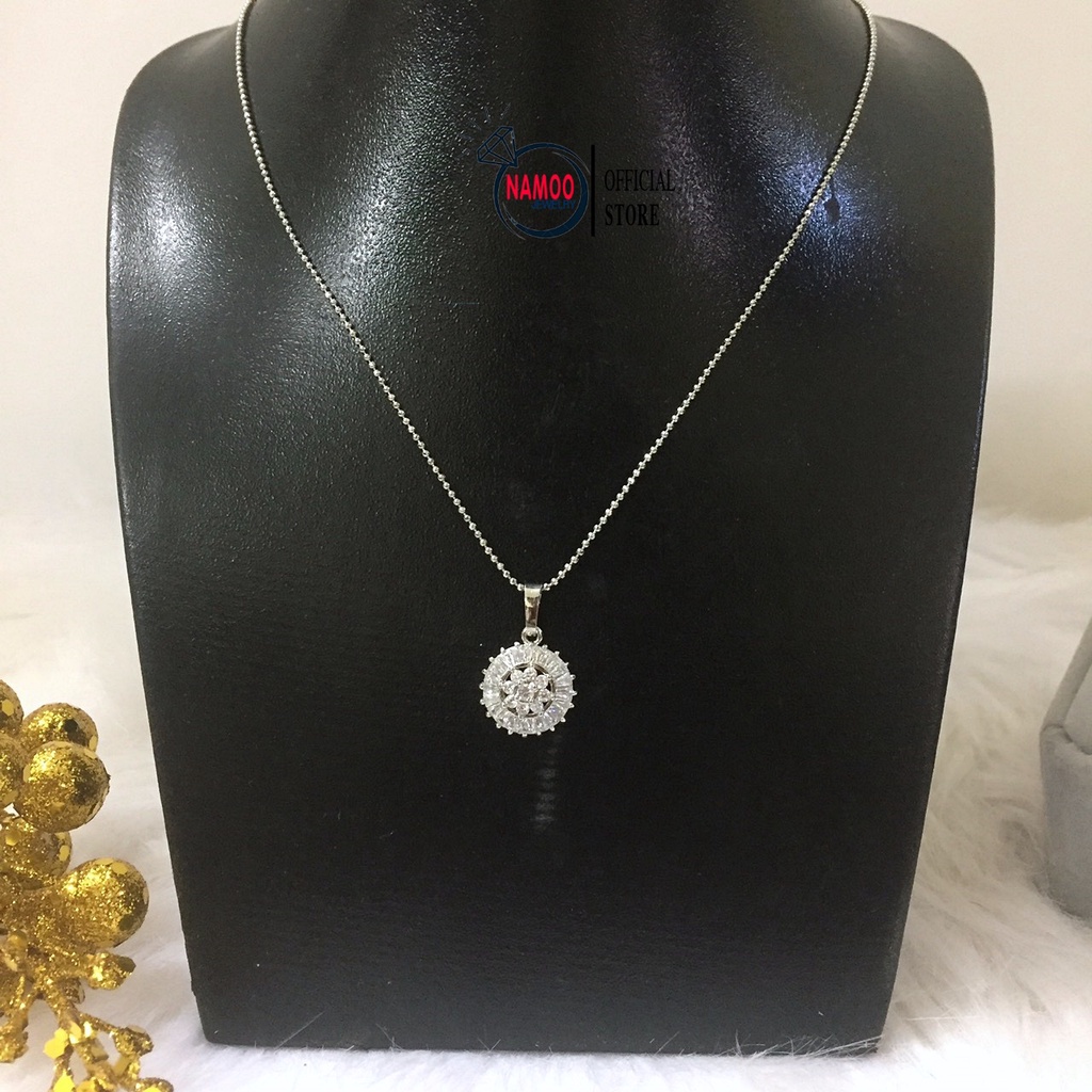 Dây Chuyền Bạc V812 Daisy Flower Nữ Namoo Jewelry
