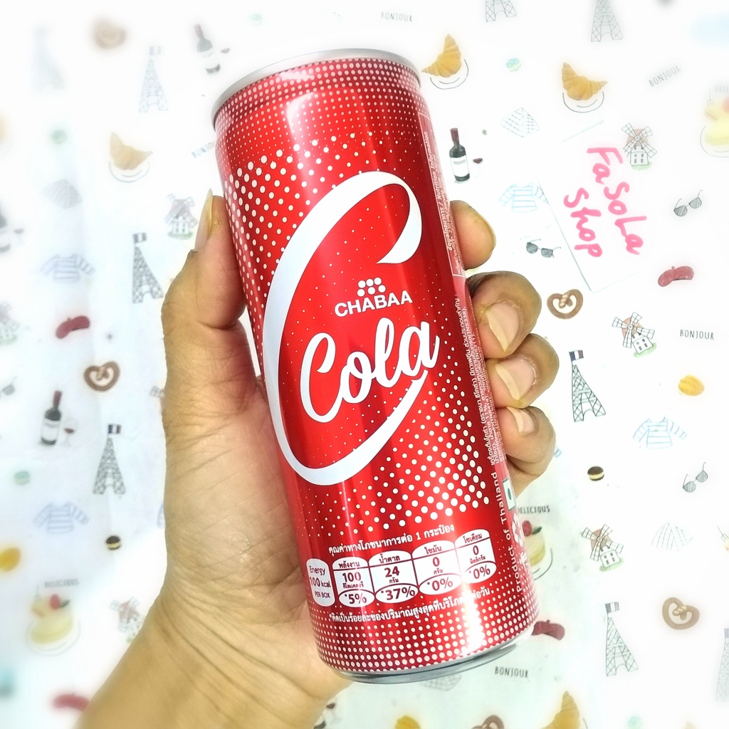 Nước ngọt giải khát CHABAA Thái Lan 230ml sương sáo sữa dâu xoài táo nho