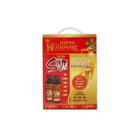 Nước Hồng Sâm 100% Hàn Quốc KGinseng 6 năm tuổi hộp quà cao cấp ( 8chai x100ml )