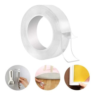 Băng keo dán dính 2 mặt đa năng trong suốt tiện dụng 3m Dày 1mm, 2mm siêu dính happyshop