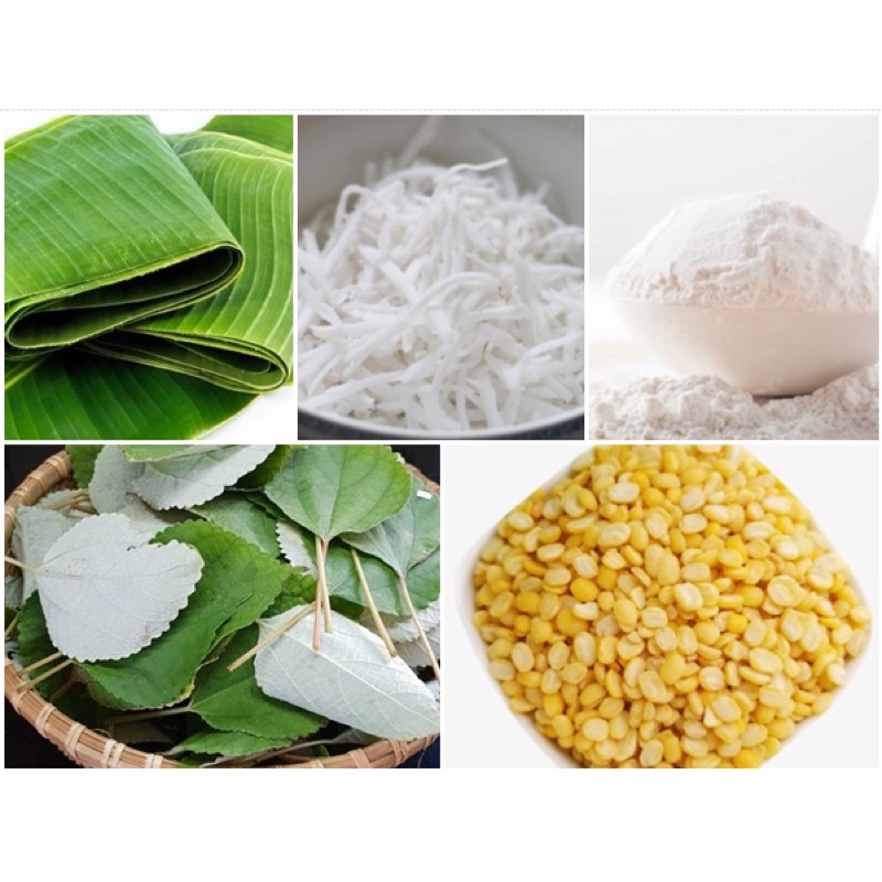 10 cái Bánh ít lá gai ngọt/bánh ít mặn