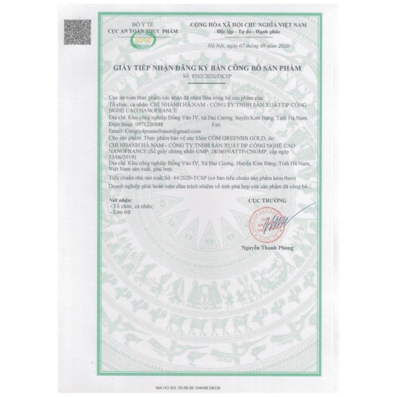 Cốm rau xanh GREENBB chống táo bón cho bé