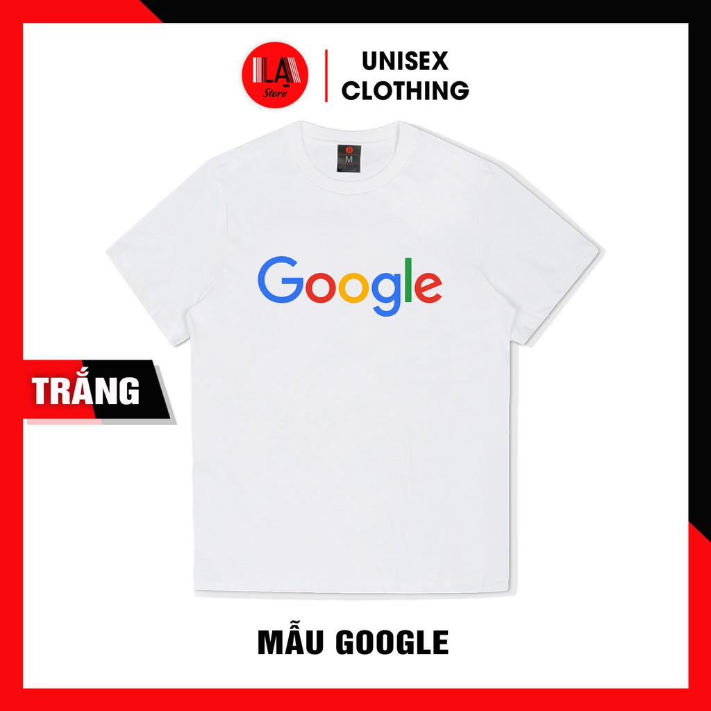 5 Mẫu | Áo Thun Unisex Trắng Đen In Logo Mạng Xã Hội | LẠ STORE