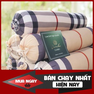 [ GIẢM GIÁ MẠNH ] Ruột gối ôm bông gòn tinh khiết mẫu kẻ bbr