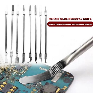 Bộ dụng cụ tháo gỡ chip ic 8 trong 1 bằng kim loại mỏng