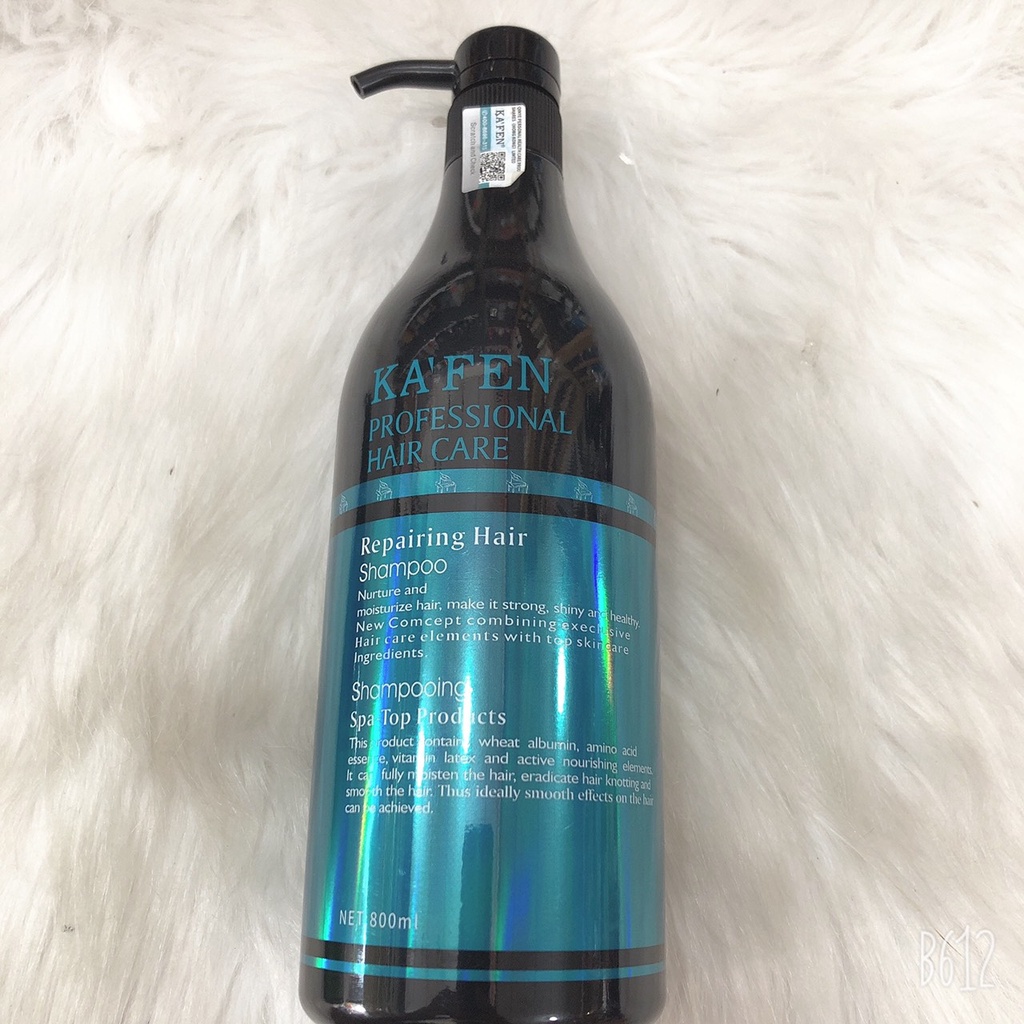 Gội hấp hoàn hình KAFEN dành cho tóc hư tổn 1000ml