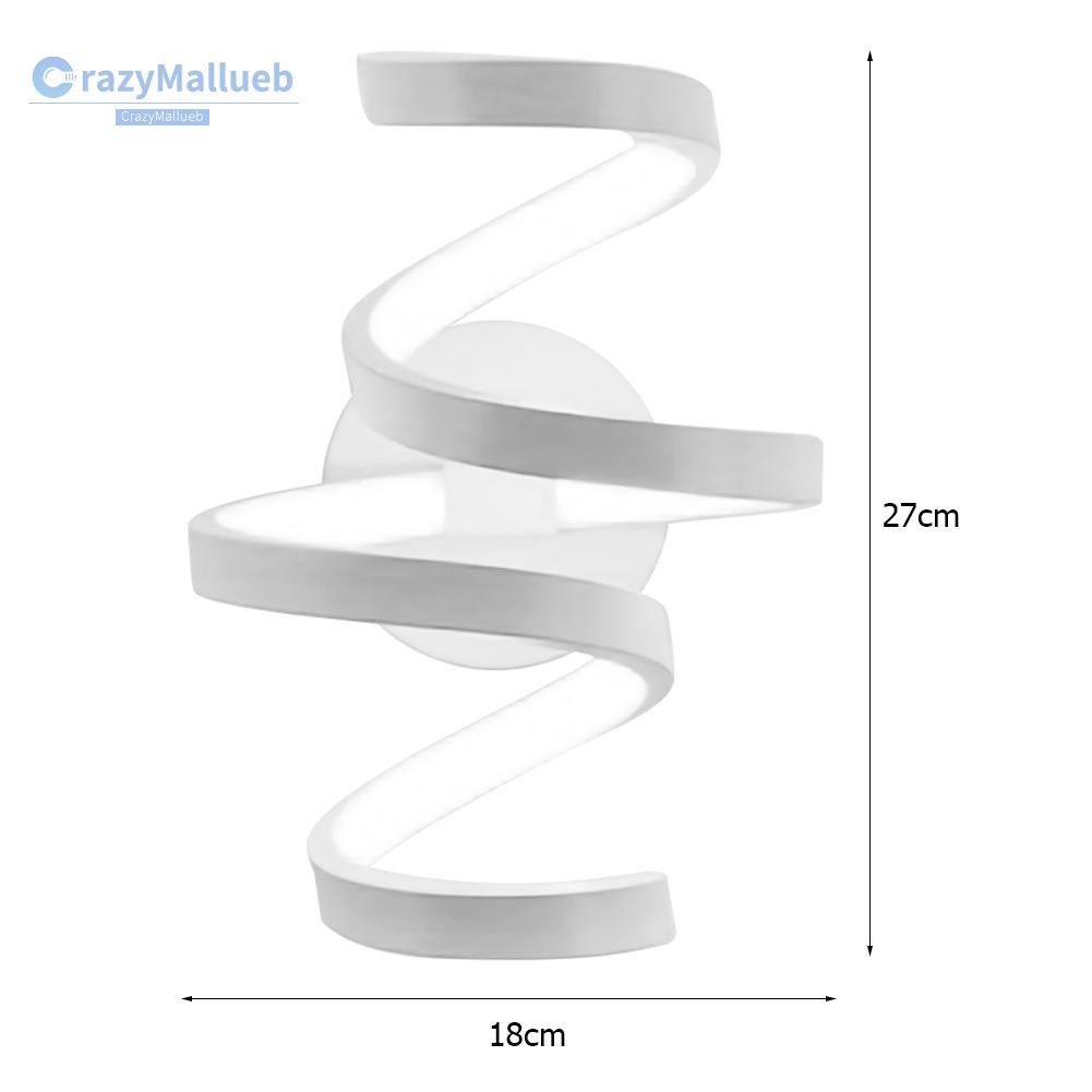 Crazymallueb❤Modern 85-240V LED Wall Mounted Light Home Bedside Aisle Lighting Bedroom Living Room Stairs Decorative Art