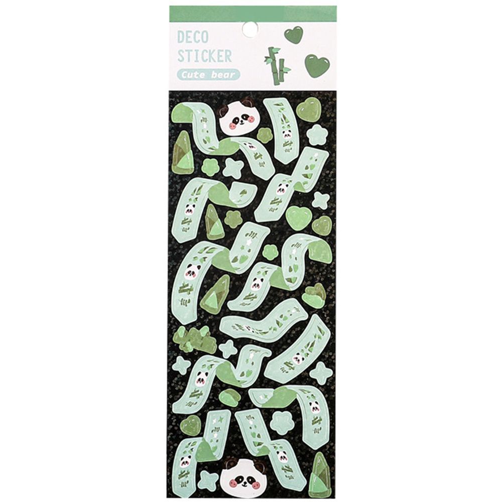 1 Tờ Sticker Dán Trang Trí Album Ảnh Họa Tiết Hoa Nhiều Màu Sắc Lấp Lánh DIY