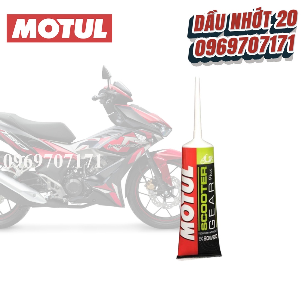 Nhớt hộp số (láp) xe tay ga cao cấp Motul Scooter Gear Plus  80W90 120ml, hàng xịn giá tốt, hàng xịn giá tốt